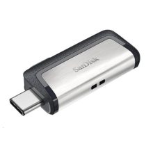   Sandisk 64GB USB3.0/Type-C Dual Drive Fekete-Ezüst (173338) Flash Drive
