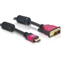   Delock 84342 HDMI-A – DVI-D 1.8m apa/apa átalakító kábel