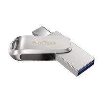   Sandisk 256GB USB3.1/Type-C Dual Drive Luxe Ezüst (186465) Flash Drive