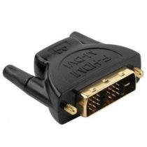   AudioQuest HDM/DVIF2M HDMI Type A aljzat - DVI dugó aranyozott csatlakozós adapter
