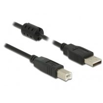 Delock 84899 USB 2.0-A > USB-B apa/apa 5m fekete kábel