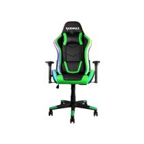 RAIDMAX Drakon DK925 fekete / zöld ARGB gamer szék