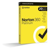   Norton 360 Platinum 100GB HUN 1 Felhasználó 20 gép 1 éves dobozos vírusirtó szoftver