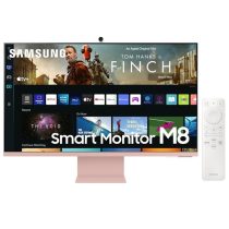   Samsung 32" M8 S32BM80PUU 4K VA pink SMART monitor távirányítóval