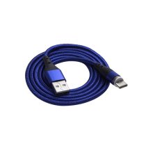  Akyga AK-USB-42 1m USB - Type C kék mágneses adat- és töltőkábel