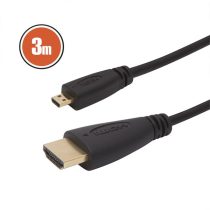 Delight 3m 1.3b HDMI - micro HDMI kábel