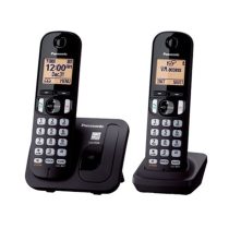   Panasonic KX-TGC212PDB DUO DECT hívásazonosítós fekete vezetéknélküli telefon