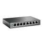 TP-Link TL-SG108PE 8port GbE LAN 4x PoE menedzselhető asztali Switch