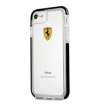Ferrari iPhone 7 átlátszó/fekete hátlap