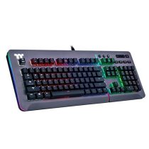   Ttesports Level 20 RGB Titanium (Cherry MX speed silver) US USB mechanikus gamer billentyűzet