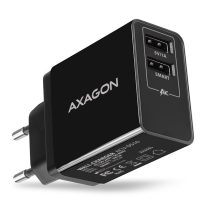 Axagon ACU-DS16 2.2A + 1A fekete fali töltő