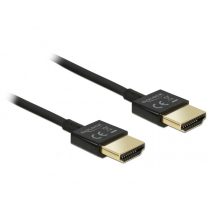   Delock 84772 Nagysebességű Ethernettel - HDMI-A > HDMI-A 3D 4K 1,5m vékony prémium kábel