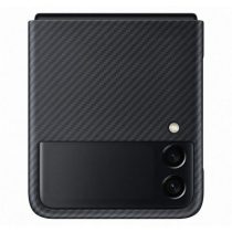   Samsung OSAM-EF-XF711SBEG Galaxy Z Flip 3 aramid stand fekete védőtok