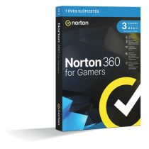   Norton 360 for gamers 50GB HUN 1 Felhasználó 3 gép 1 éves dobozos vírusirtó szoftver