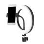 Logilink AA0151 20cm fekete LED körlámpa okostelefonhoz