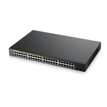   ZyXEL GS1900-48HPv2 48port GbE LAN PoE (170W) smart menedzselhető PoE switch