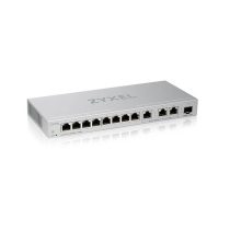   ZyXEL XGS1250-12 8xGbE LAN 3xMulti-Gig 1/2.5/5/10G LAN 1x 10G SFP+ port web menedzselhető Multi-Gigabit Switch