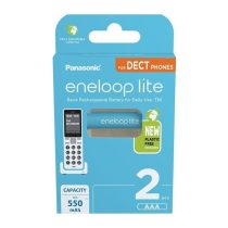   Panasonic Eneloop BK-4LCCE/2DE AAA 550mAh mikro ceruza akku 2db/csomag