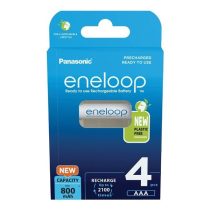   Panasonic Eneloop BK-4MCDE/4BE AAA 800mAh mikro ceruza akku 4db/csomag