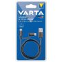 Varta 57948101401 1m 2in1 USB - microUSB/Type C fekete adat- és töltőkábel