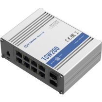   Teltonika TSW200000010 8x GbE PoE LAN 2x SFP port nem menedzselhető PoE+ switch