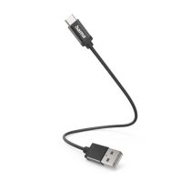 Hama 201600 FIC E3 USB Type-C, 0,2m, fekete adatkábel
