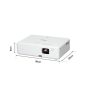 Epson CO-W01 3LCD 3000L 12000 óra WXGA projektor