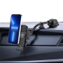 Haffner FN0451 V3W-D univerzális fekete műszerfalra/szélvédőre helyezhető autós tartó