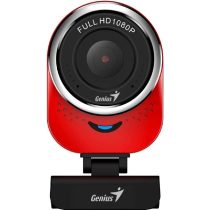 Genius Qcam 6000 1080p piros webkamera