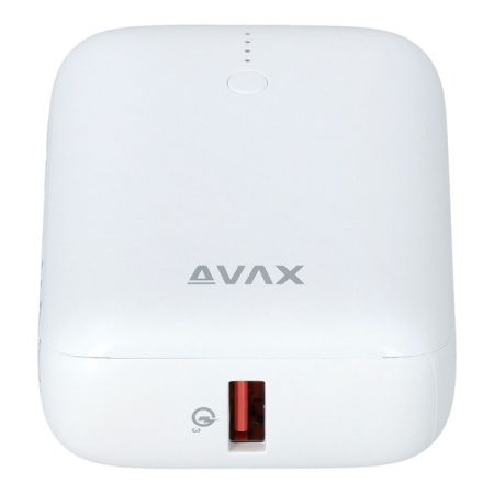 AVAX PB105W MINI 10000mAh Type C/PD 20W+QC 22.5W gyorstöltő fehér power bank