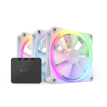 NZXT 120 mm Aer RGB 3 Triple fehér hűtőventilátor