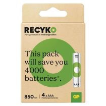 GP ReCyko NiMH Akkumulátor HR03 (AAA) 850mAh 4db