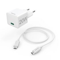   Hama 201675 FIC E3 PD QC 20W fehér hálózati adapter + kábel