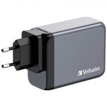   Verbatim 32204 GNC-200 GaN Charger 200W USB Type-A + 3xType-C hálózati töltő adapter