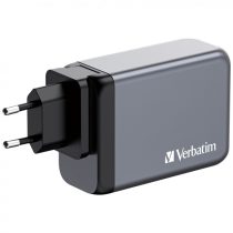   Verbatim 32205 GNC-240 GaN Charger 240W USB Type-A + 3xType-C hálózati töltő adapter