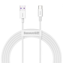   Baseus CATYS-A02 Superior 2m 66W USB A/USB C fehér adat- és töltőkábel