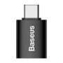 Baseus ZJJQ000001 Ingenuity USB/Type-C fekete OTG adapter