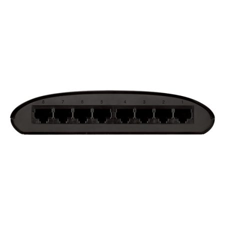 D-LINK Switch 8x100Mbps Műanyagházas Asztali, DES-1008D/E