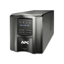   APC szünetmentes, Smart-UPS SMT750IC (6 IEC13) 750VA (500 W) LCD 230V, LINE-INTERAKTÍV torony - USB interfész