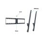 MULTIBRACKETS Fali konzol, M Universal Tilt Wallmount Black Large (55-75", max.VESA: 800x600 mm, 75 kg)