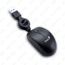   GENIUS Vezetékes egér optikai Micro Traveler USB Fekete 1200dpi