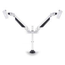   MULTIBRACKETS 2 karos asztali konzol, M VESA Gas Lift Arm Dual White (15-32", max.VESA: 100x100 mm, 10 kg)