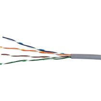   EXCEL Patch Kábel Cat.5e UTP 24AWG, PVC köpeny 305m, szürke