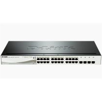   D-LINK Switch 24x1000Mbps (24xPOE) + 4xGigabit kombó SFP Menedzselhető Rackes, DGS-1210-24P/E