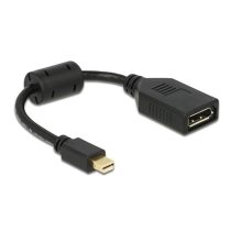   DELOCK Átalakító Mini Displayport male > Displayport female 8K fekete