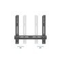 MULTIBRACKETS Fali konzol, M Universal Wallmount Tilt Air Medium Black (32-55", max.VESA: 400x400 mm, 50 kg)