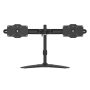 MULTIBRACKETS Asztali állvány (2 képernyős rögzítőkar), M VESA Desktopmount Dual Stand 24-32" (max.VESA: 200x100 mm)