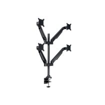   MULTIBRACKETS 4 karos asztali konzol, M VESA Gas Lift Arm Quad Black (15-32", max.VESA: 100x100 mm, 10 kg)