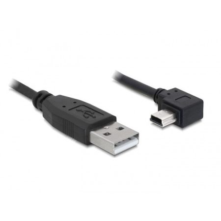 DELOCK kábel USB 2.0 Type-A male > USB Mini-B male 90 fokos 2m