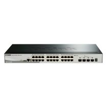   D-LINK Switch 24x1000Mbps + 4xGigabit SFP+ Menedzselhető Rackes, DGS-1510-28X/E